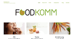 Desktop Screenshot of foodkomm.de