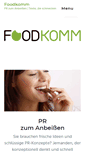 Mobile Screenshot of foodkomm.de